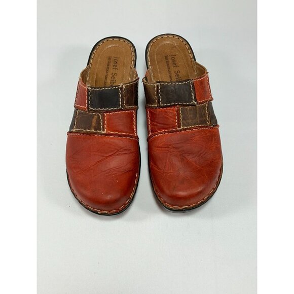 Josef Seibel Women's Rebecca 33 Leather Mule Clogs US‎ 9.5 EU 41 - Picture 1 of 9